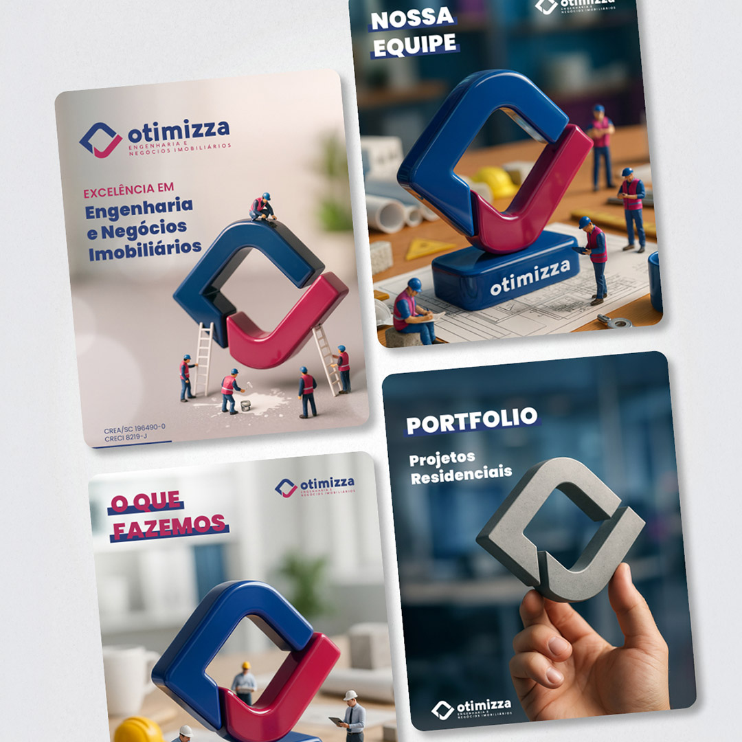 Criação de Posts para redes sociais - P1 Design - Brusque