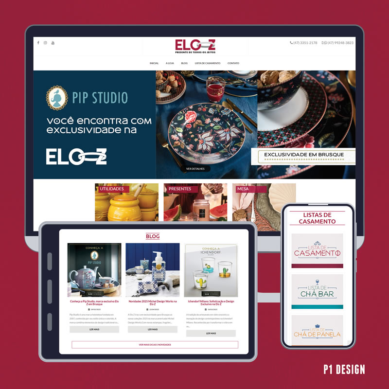 Sites Institucionais - P1 Design - Brusque