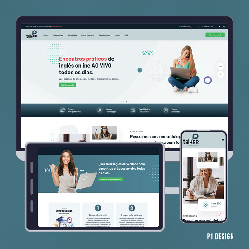 Sites Institucionais - P1 Design - Brusque