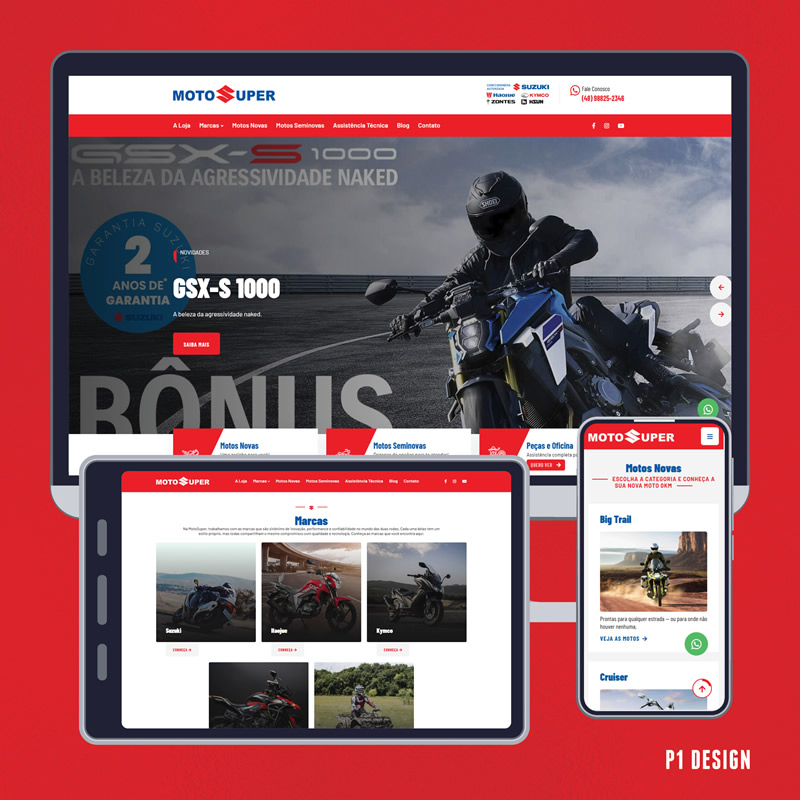 Sites Institucionais - P1 Design - Brusque